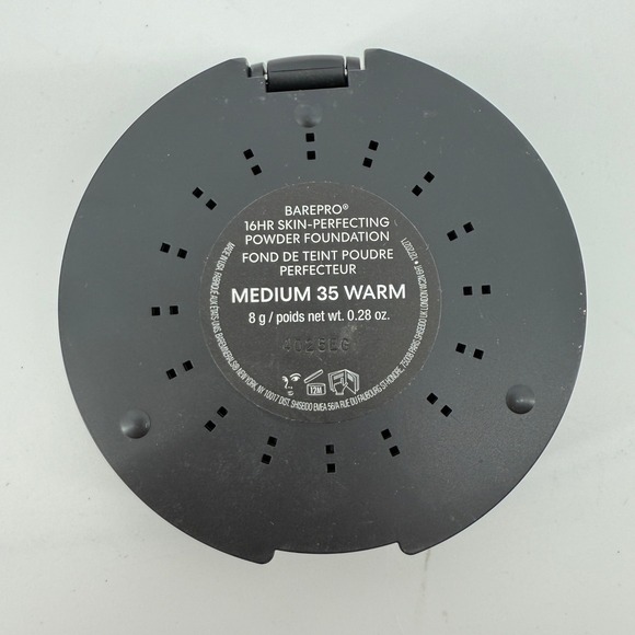 bareMinerals BarePro 16HR Skin-Perfecting Powder Foundation Medium 35 Warm New - Picture 5 of 8